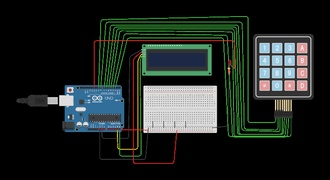 Cofre de senha com led