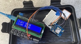 Módulo GPS com display