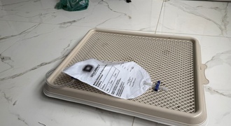 SANITÁRIO  PET COM ESCOAMENTO PARA RALO/BOLSA COLETORA