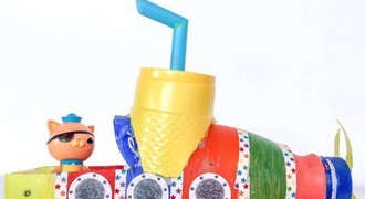 submarino de pote de pringles.