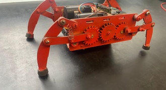 Robô controlado por microbit - caranguejo