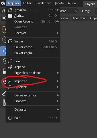 2)
depois clique em ''importar''