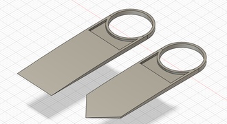 Espatula para Limpar Cola Impresso em 3D