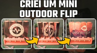 Mini Outdoor Flip - Painel Triedro (triface)