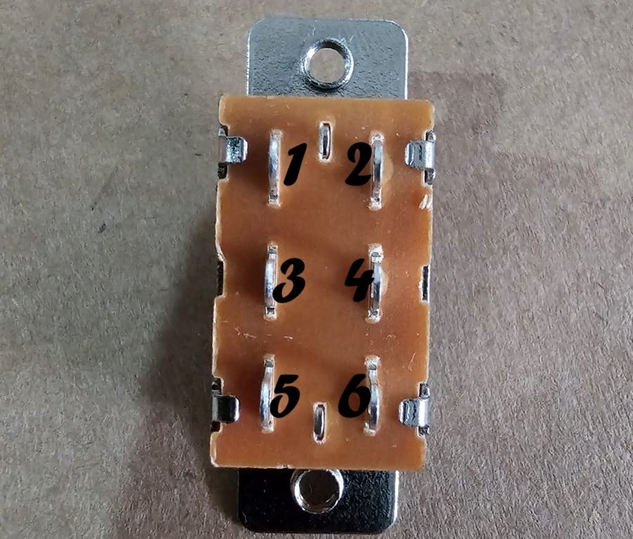 Vamos numerar os terminais da chave HH da seguinte forma: