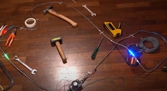 Pista de corrida de LED