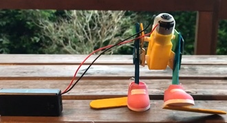 Robozinho que anda sozinho! Engenhoquinha