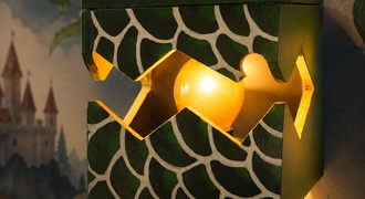 Luminaria de parede "Draglamp"