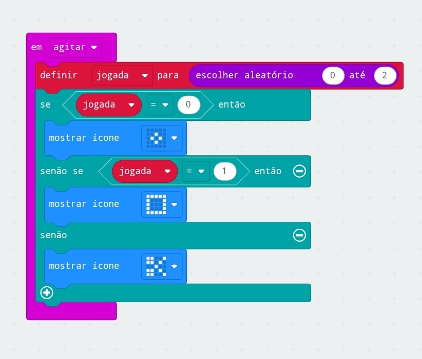 Escreva esse código no Makecode Micro:bit: