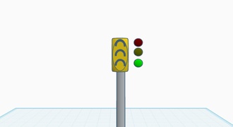 semaforo 3d pré montado