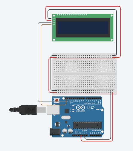 Conecte o SDA do LCD no SDA do arduino e o SLC do LCD no SLC no arduino