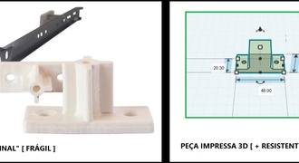 Espaçador Distanciador Calço P/ Corrediça Gaveta 25mm | Suporte universal para gaveteiros de armários