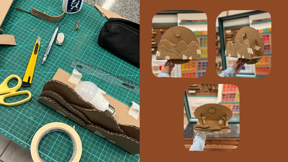 Protótipo em papelão