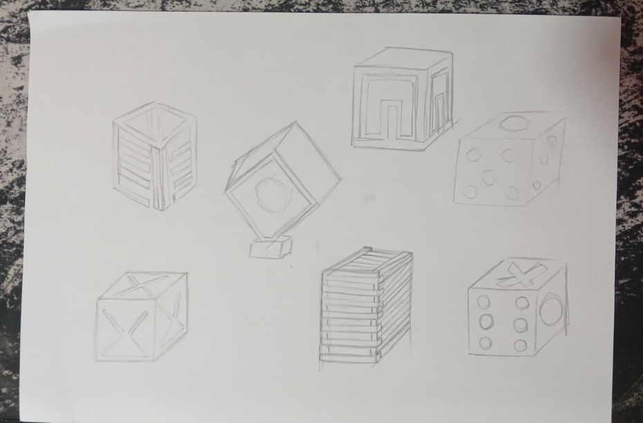 Após a construção do painel semântico, foram feitos alguns sketches de ideias e a escolha de qual alternativa eu iria desenvolver.