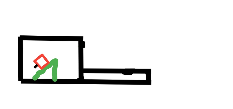 Cole o motor com o bico pra baixo