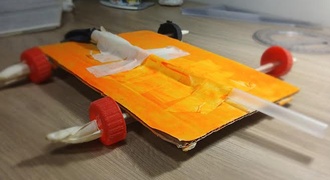 Carrinho Movido a Sopro