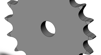 Engrenagem ISO 06B 18 dentes