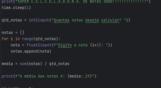 Calculadora de Média Escolar