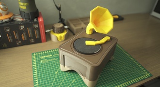 Alexa Echo Pop Gramofone