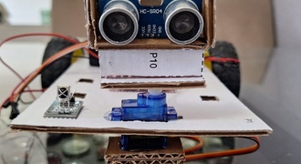 Rolinho | Robô desviador de obstáculos e controlado por controle remoto.