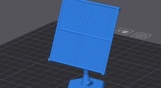 Projeto de painel solar para impressão 3D