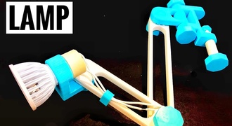 Luminária articulada impressa em 3D